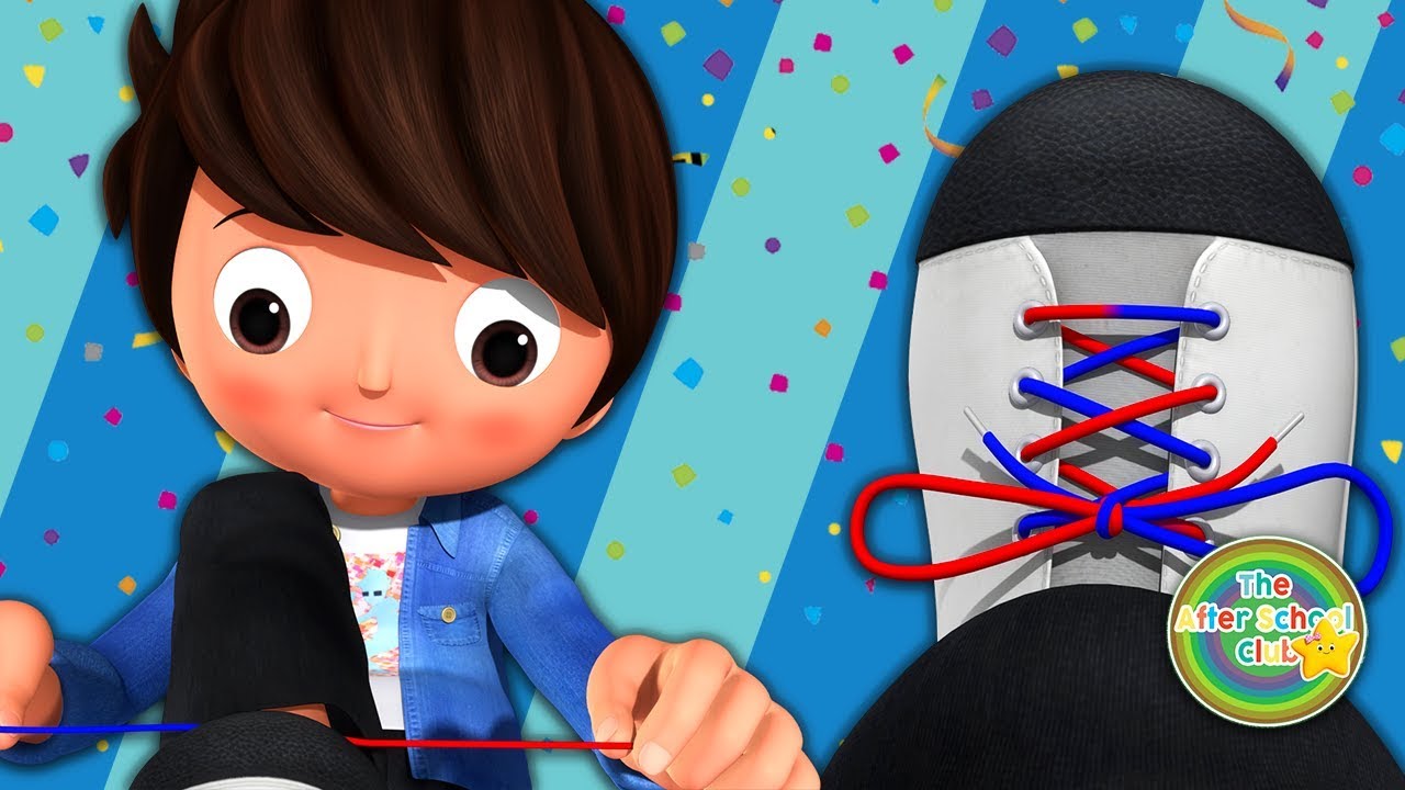 how to teach a child to tie their shoes song