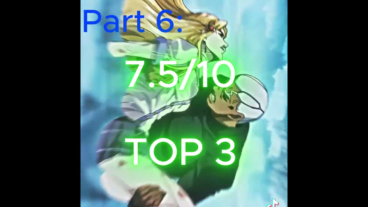 Ranking all Jojo's Parts.