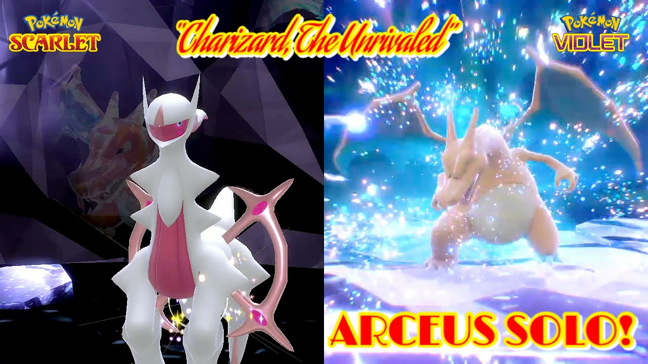 Arceus SOLO 7 Star Mightiest Mark Charizard Raid! - Pokémon Scarlet & Violet