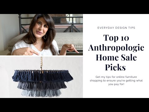 Video: Anthropologie Best Pieces With A Lot Of Discount