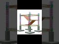 RCC Staircase construction || 3D animation #shorts