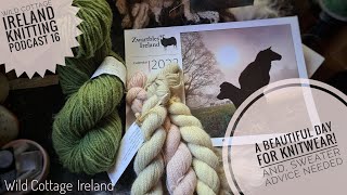 Wild Cottage Knitting Podcast 16: A Beautiful Day for Woolly Knitwear! & Sweater Advice, Please 😊