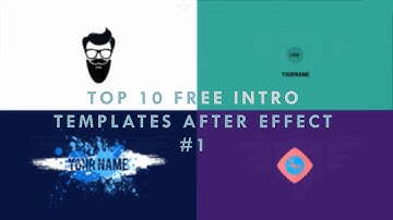 TOP 10 Free 2D Intro Templates #1   After Effects Free Templates
