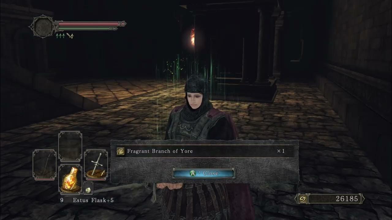 Fragrant Branch of Yore at Undead Crypt, Dark Souls 2 SotFS YouTube
