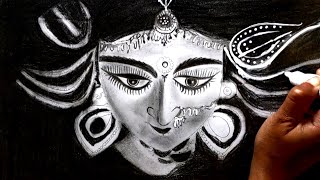 Maa Durga Drawing  | Durga Puja Drawing | Navratri Drawing Easy | Maa Durga Face | Dussehra #shorts screenshot 4