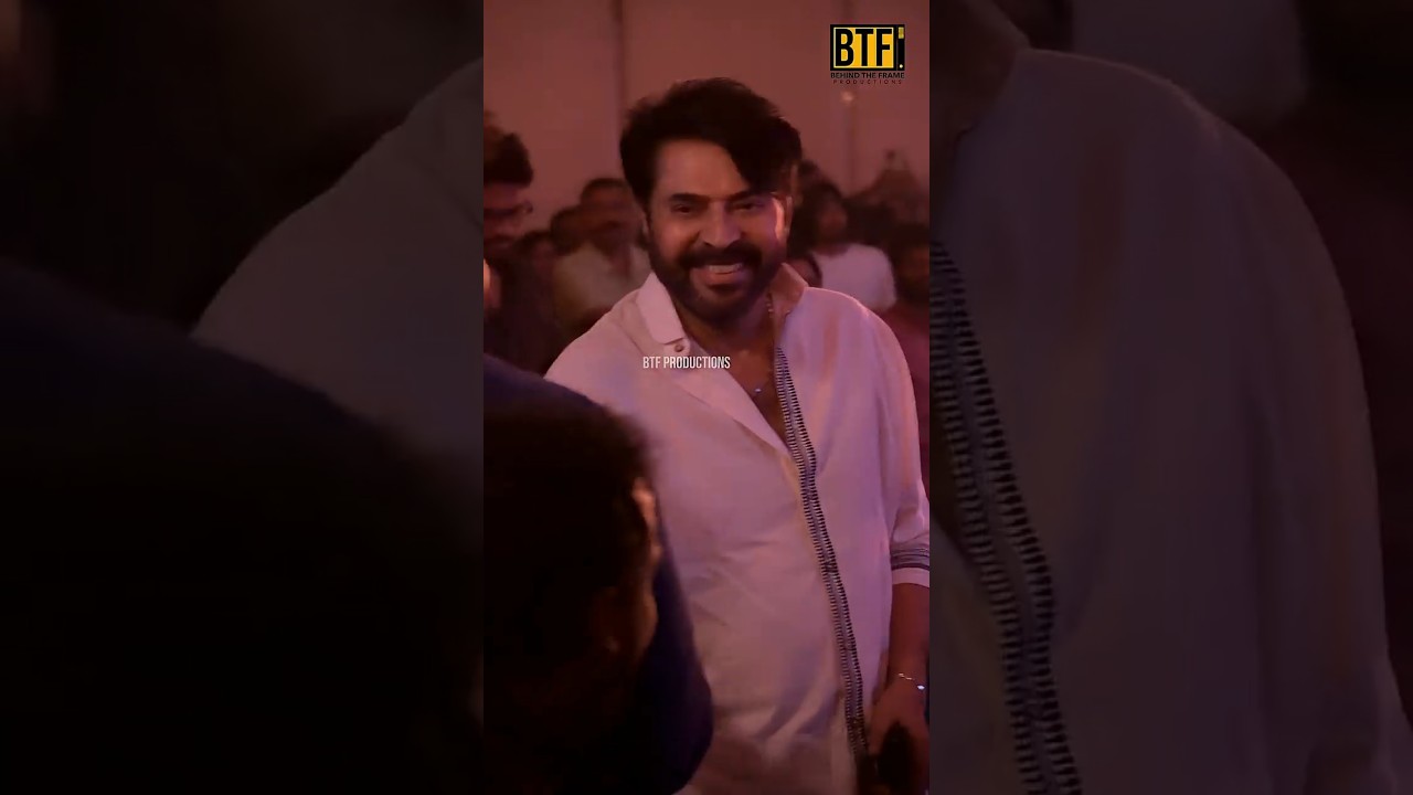 Watch Till End | Padma Bhushan Mammootty Mass Entry | Sooraj Stunned at Aashaan Launch