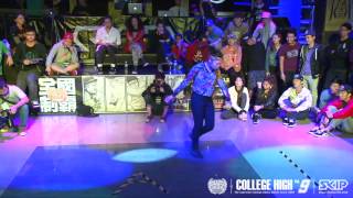 Waacking Battle Best 16-5 放放 vs Koko | 20131027 College High Vol.9 Stage 2