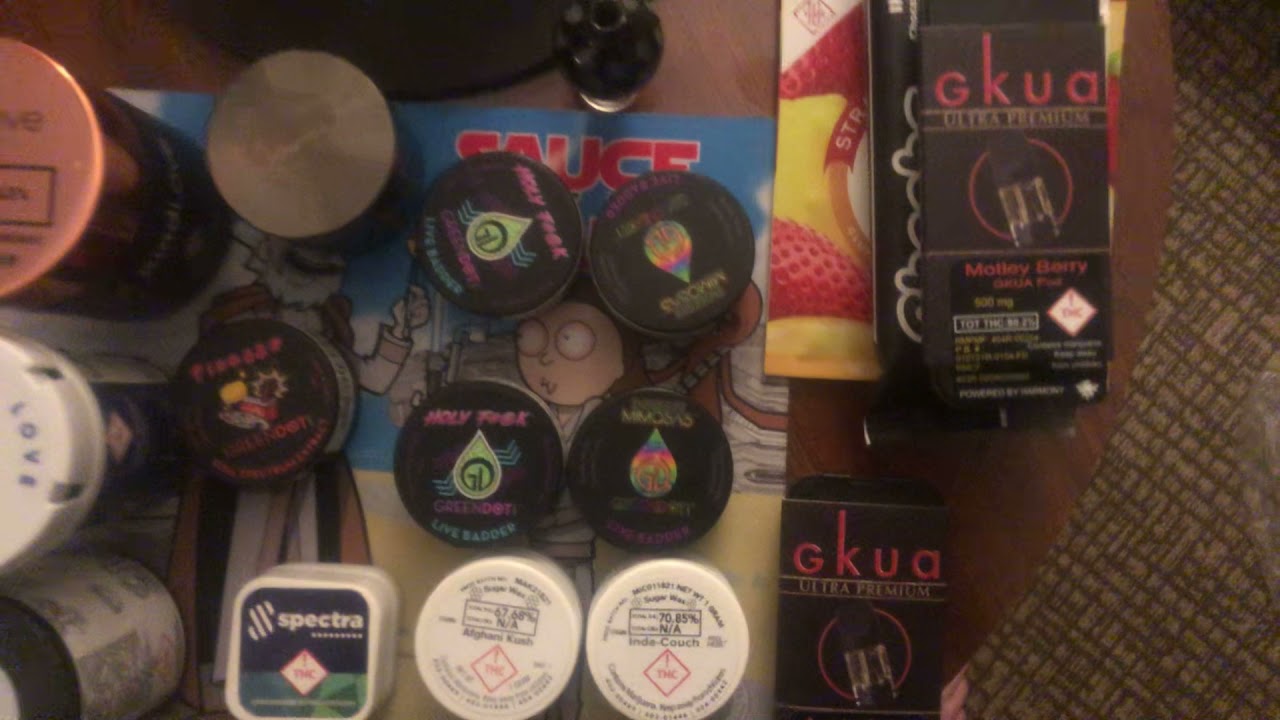 Green Dot Labs Black Label collection reviews Live Badder, FSE, black label cart plus gkua carts