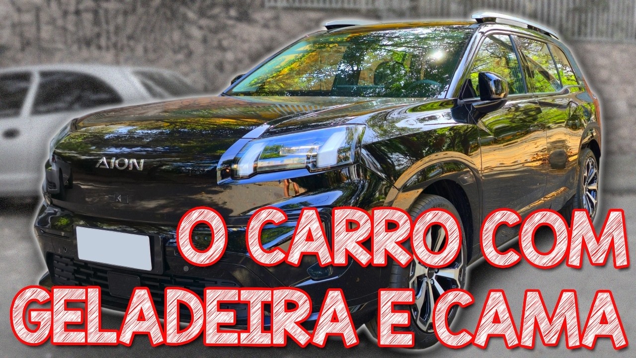 Avaliação GAC Aion V - TEM GELADEIRA E VIRA UMA CAMA DE CASAL BYD DOLPHIN PLUS PAGOU COMÉDIA!