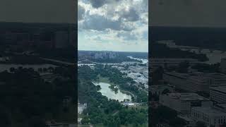 Western view from top of Washington Monument on 17th of June 2026 at 4:00 pm.