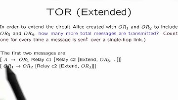Tor Extended 4 - Applied Cryptography