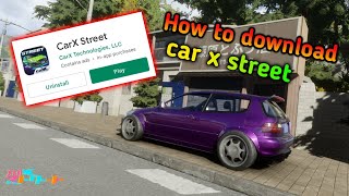 How to Download 🔥 Car X street🏎️ android download apk😍 //#diablo🫡 screenshot 3