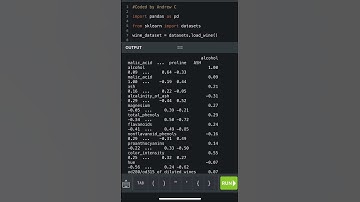 Python Bytes - Machine Learning Correlation Matrix #coding #datascience #python Code in Description