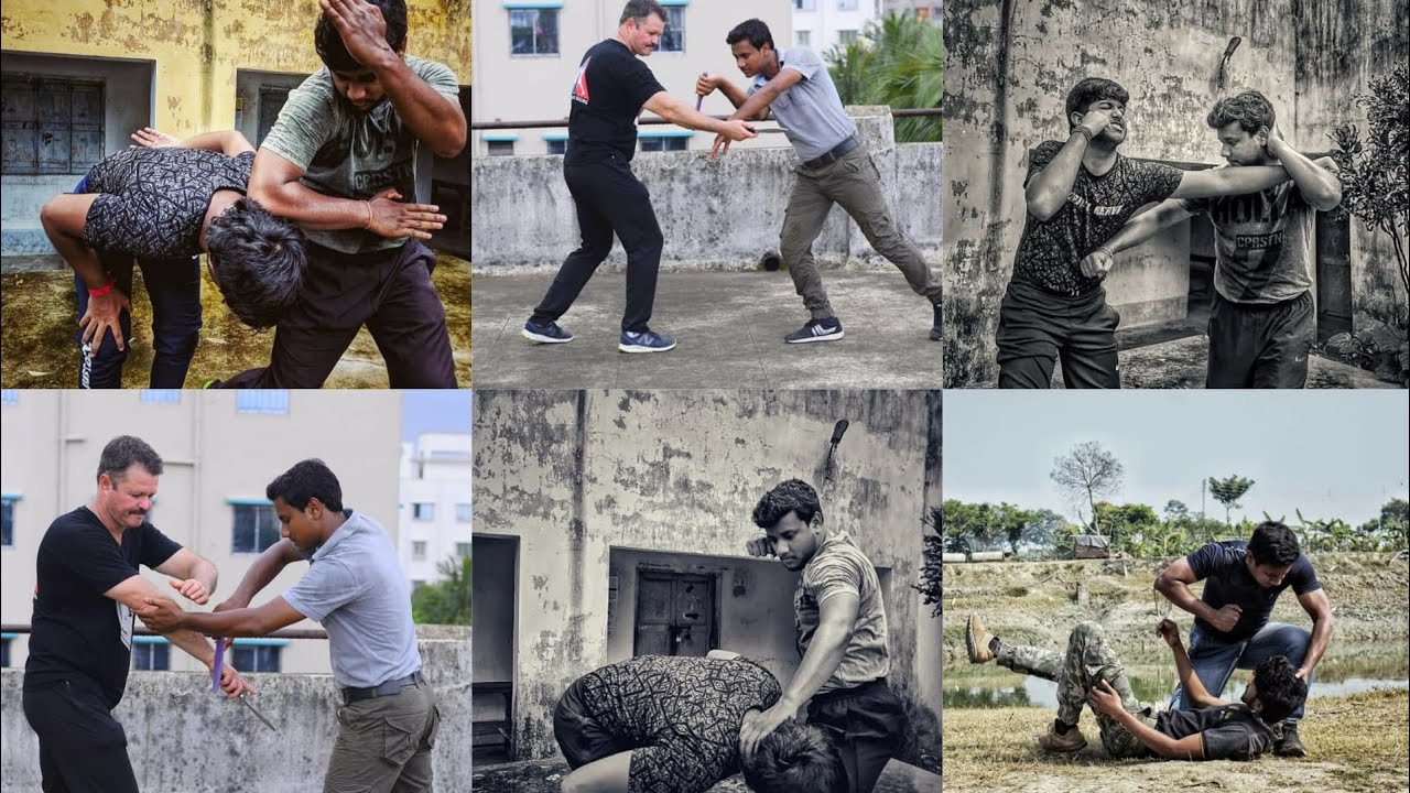 Filipino Martial Art Kali Influenced Empty Hand Combination and Reactive Knife Combat