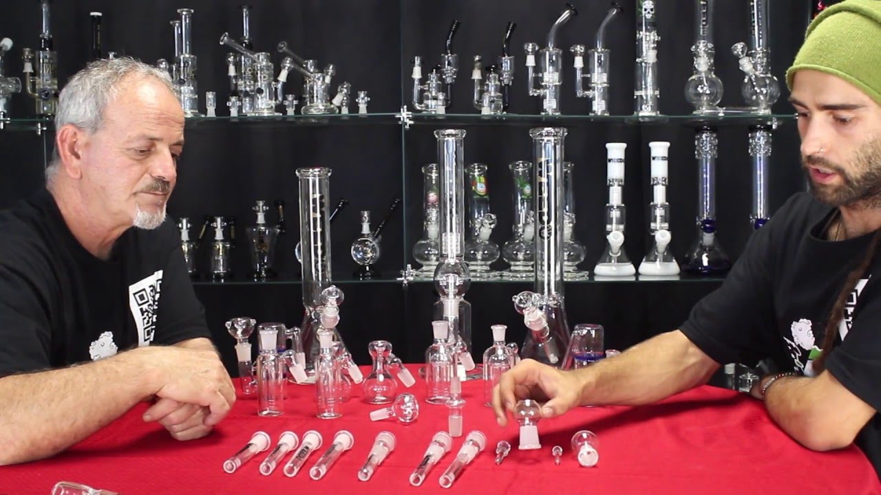 WEEDO bong accessories, stems, cones, chambers