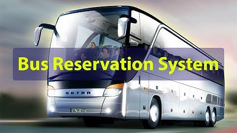 Bus Reservation System C++ Project
