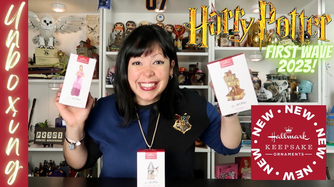 NEW HARRY POTTER HALLMARK ORNAMENTS FOR 2023 First Wave UNBOXING