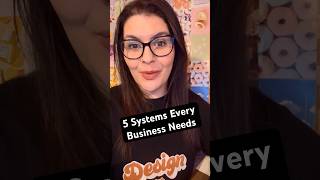 5 Systems Every Business Needs #systems