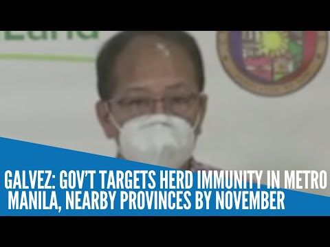 Galvez: Gov’t targets herd immunity in Metro Manila, nearby provinces by November