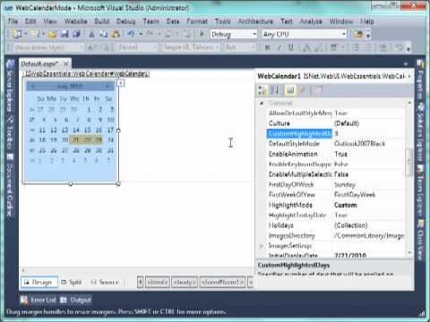 Configure View and Highlight Mode in WebCalendar