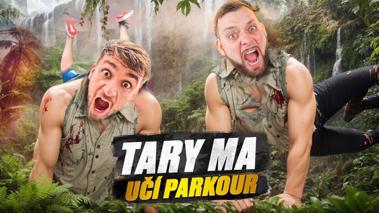 Youtuber TARY ma Učí Robiť PARKOUR