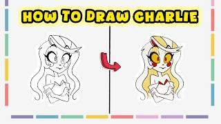How to Draw Charlie Magne from Hazbin Hotel – Cartoon Tutorial