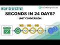 NSW Selective Mathematical Reasoning: Measurement and Data | Worked Solution