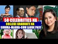 50 Pinoy Celebrities na College Graduate na Summa, Magna at Cum Laude Pa!!!