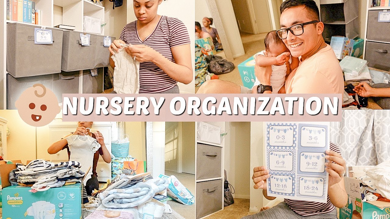 Organizing the baby???s nursery! Cube storage idea + more! Day in the