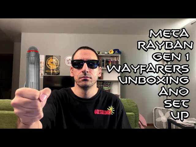Meta Rayban Gen 1 Wayfarers Unboxing and Set Up - YouTube