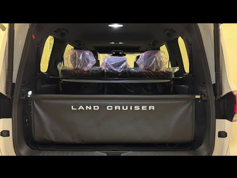 شرح تركيب الحاجز الخلفي للاندكروزر 300 تركيب حاجز للشنطه في اللاندكروزر تركيب حاجز اصلي