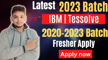 IBM Hiring 2023 Batch | OFF Campus Job Drive | 2020 | 2021 | 2022 | 2023 Batch Hiring | Latest Job
