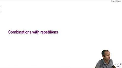 Probability and Statistics | Lecture - 2: Combinatorics - II