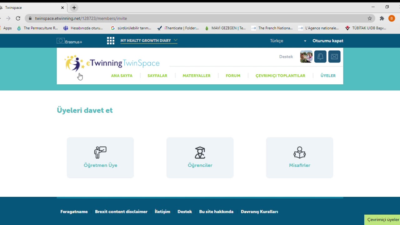 twinspace e ogrenci ve diger misafir kullanicilar ekleme nasil yapilir youtube