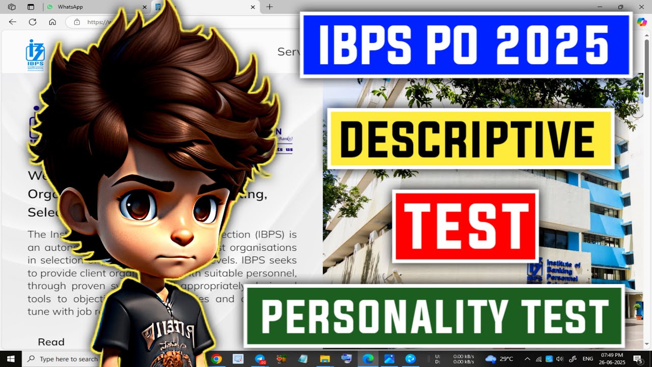 📢 IBPS PO 2025 Descriptive Test & Personality Test - Unique Strategy 😱