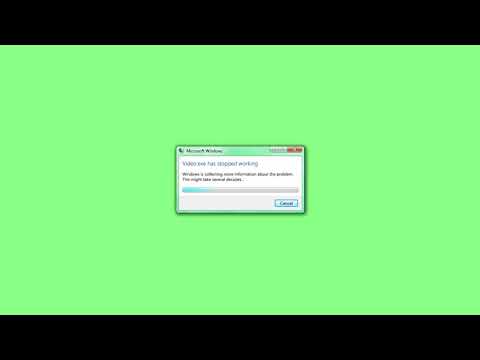 Errors windows xp   /Green screen