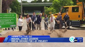 Groundbreaking for I-81 project