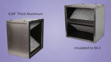 IFVB Series V-Bank Insulated Inline Filter