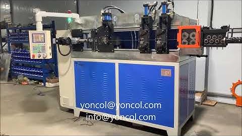 Paint Roller Frame Making Machine Testing