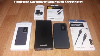 Unboxing Samsung S23 and other accessories
