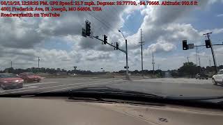 08/19/25 going to Menards on Commonwealth Drive in St Joseph Missouri 64503