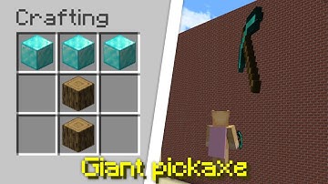 Giant Pickaxe - Minecraft Datapack