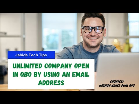 Unlimited Company Open in QBO by Using an Email address