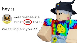 Exposing my old CRINGEY roblox messages