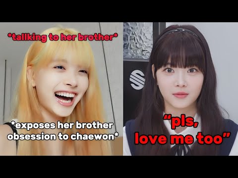 EUNCHAE brother talking about CHAEWON again in front of her (she exposed her brother)