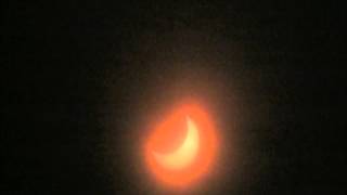 2012 Annular Solar Eclipse-eclipsed by clouds