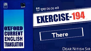 Exearcise - 194 | Oxford Current English Translation | Current English Translation