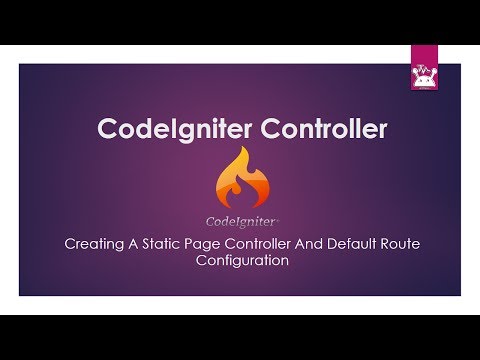 Codeigniter controller