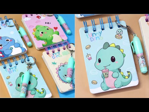 How to make Cute mini notebook with pen/ diy pen notebook/ easy school craft ideas / paper crafts