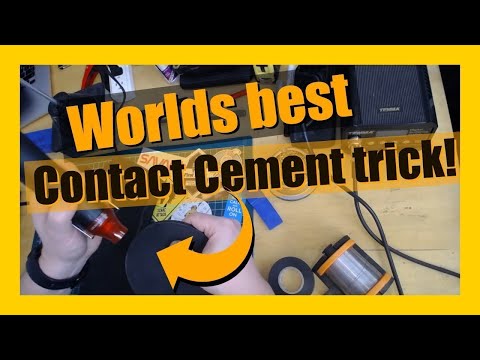 Worlds best contact cement trick. Period. The best tip for Barge contact cement in cosplay.